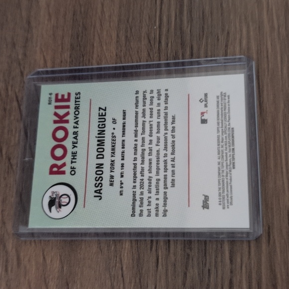 2024 Bowman Chrome Jasson Dominguez Mojo Prizm #54/99 Rookie Card Yankees - Picture 4 of 4